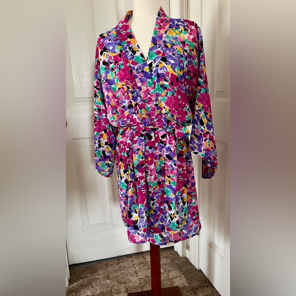 Vintage Amaretta Colorful Women's Robe